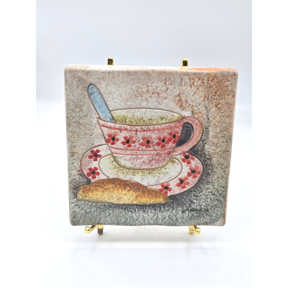Vintage‎ Italian Art Tile by Pianca - 6" Decorative Piece!